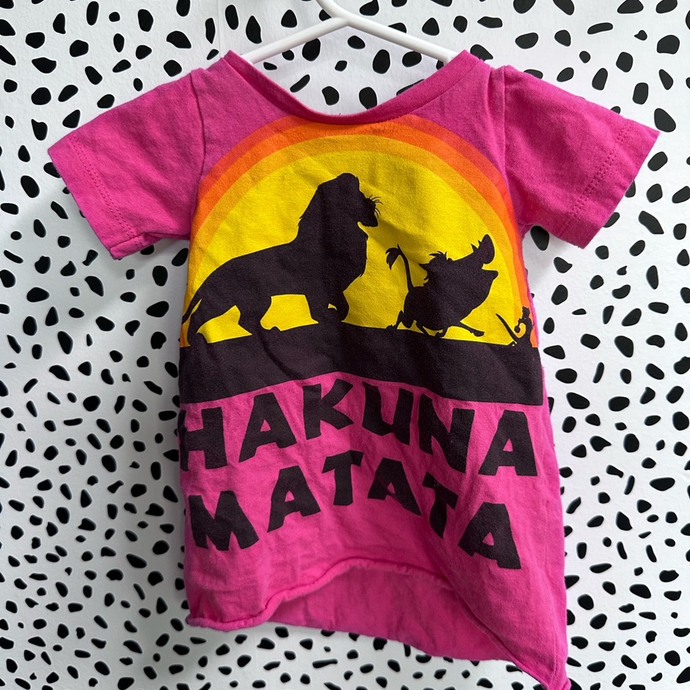 6-12 month Disney Inspired Custom repurposed Tshirt Dress Lion King